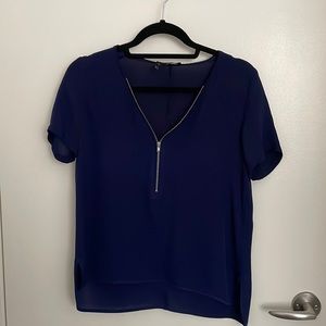 The Kooples Zippered Blouse